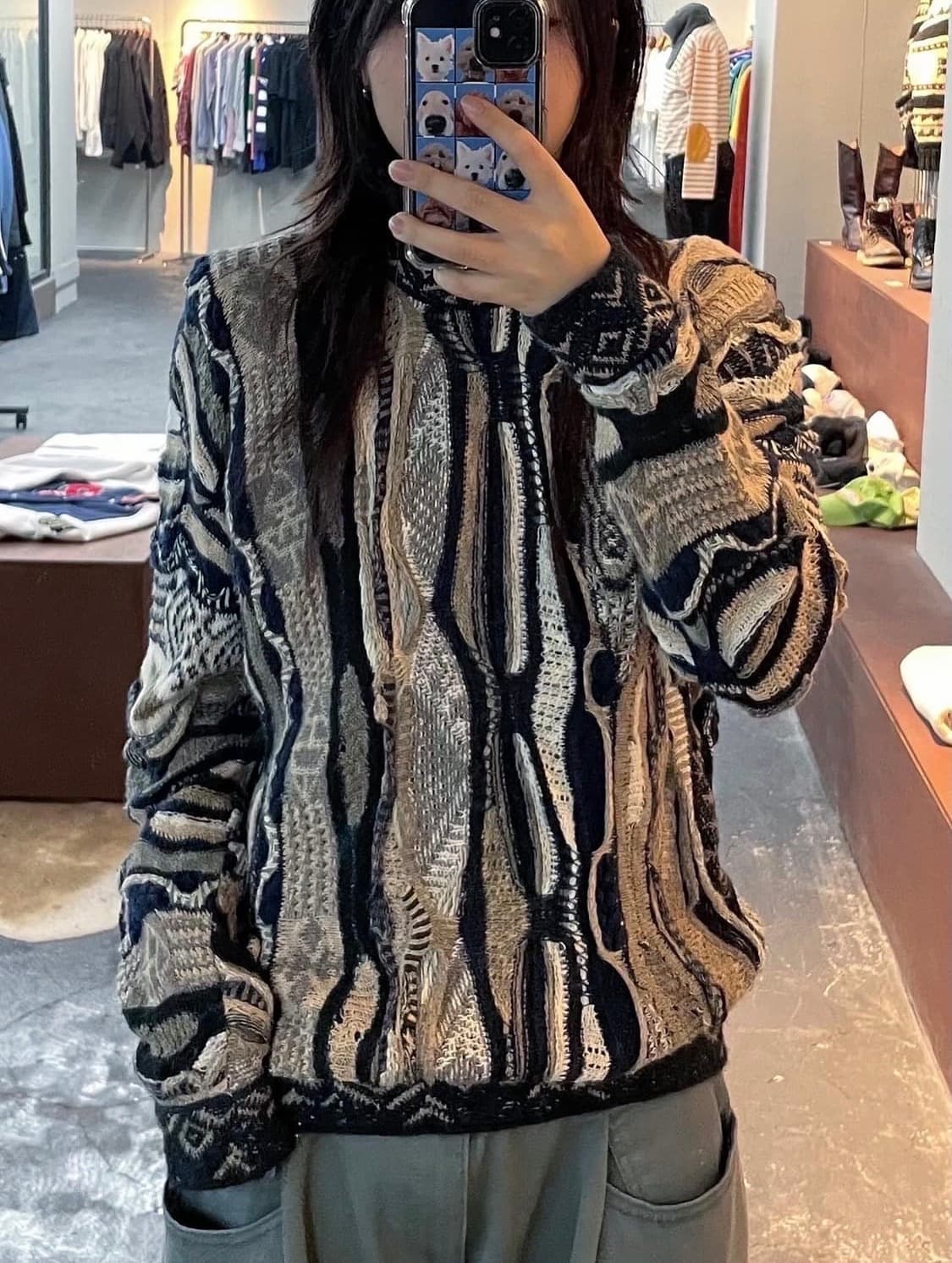 쿠지 오스트레일리아 케이블 니트 H57 상품이미지1