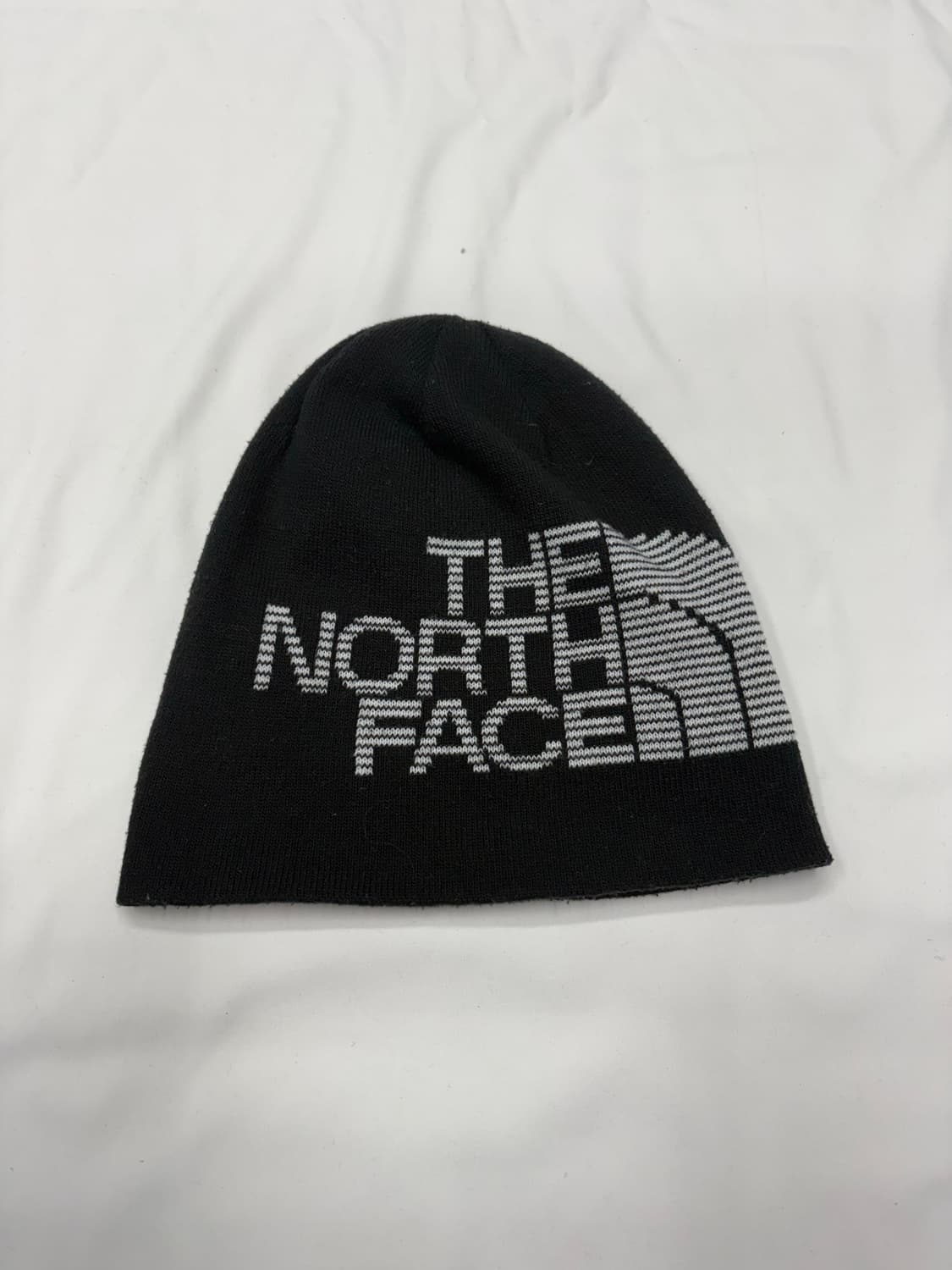 노스페이스 빅 로고 니트 비니 상품이미지1