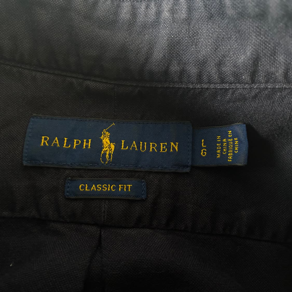 Polo  폴로 랄프로렌 자수 코튼 네이비 셔츠  상품이미지4