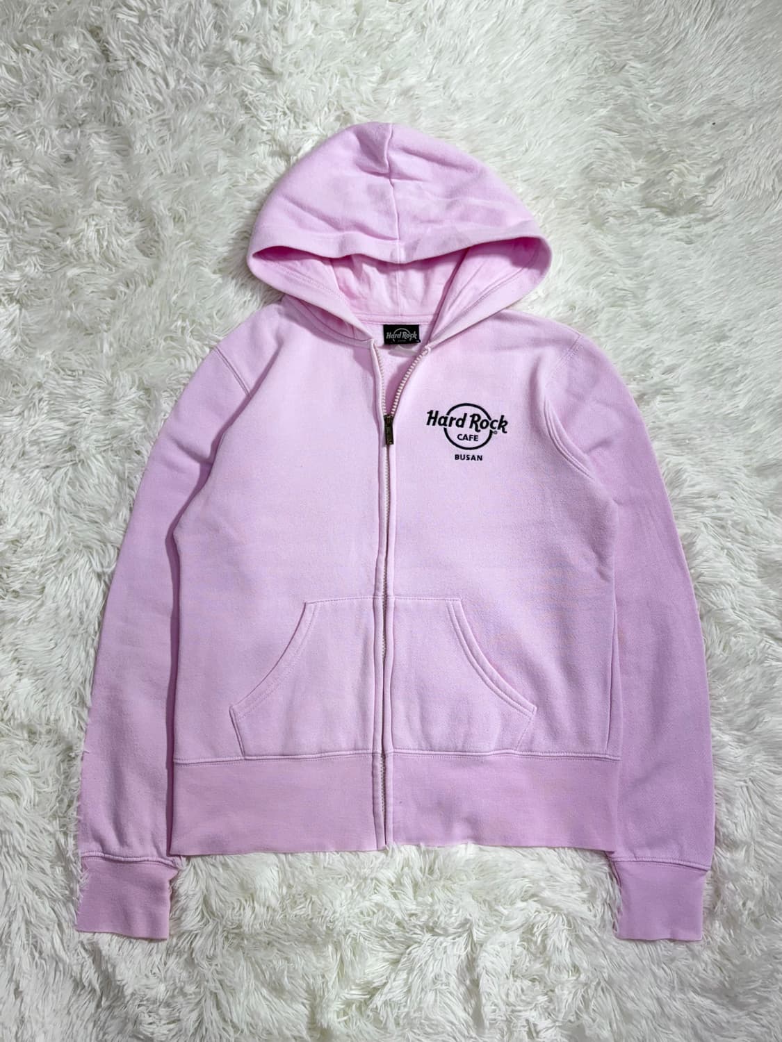 하드락카페 부산 뮤트핑크 후드집업  상품이미지3