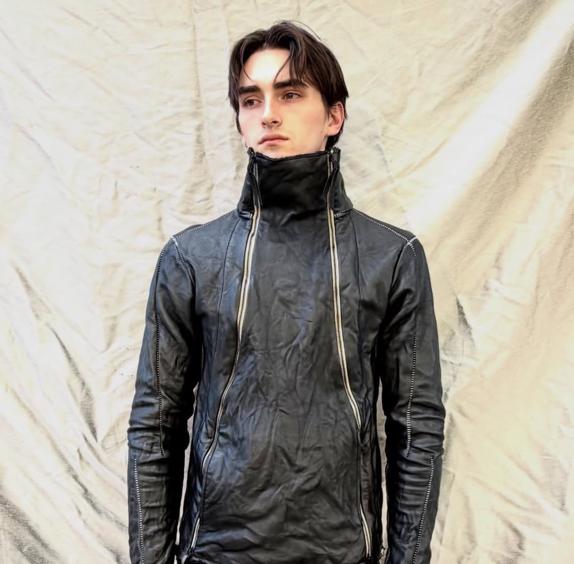 TYPE III HIGH NECK LEATHER JACKET 상품이미지2