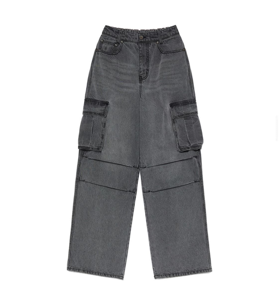 비바스튜디오 WIDE CARGO DENIM PANTS [GRAY] 상품이미지4