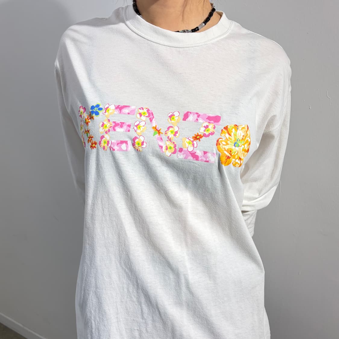 겐조 플라워 프린팅 긴팔티셔츠 상품이미지3