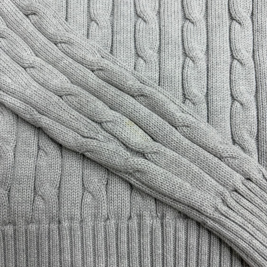 폴로 랄프로렌 여자 여성 우먼스 브이넥 케이블 니트 xs 상품이미지2