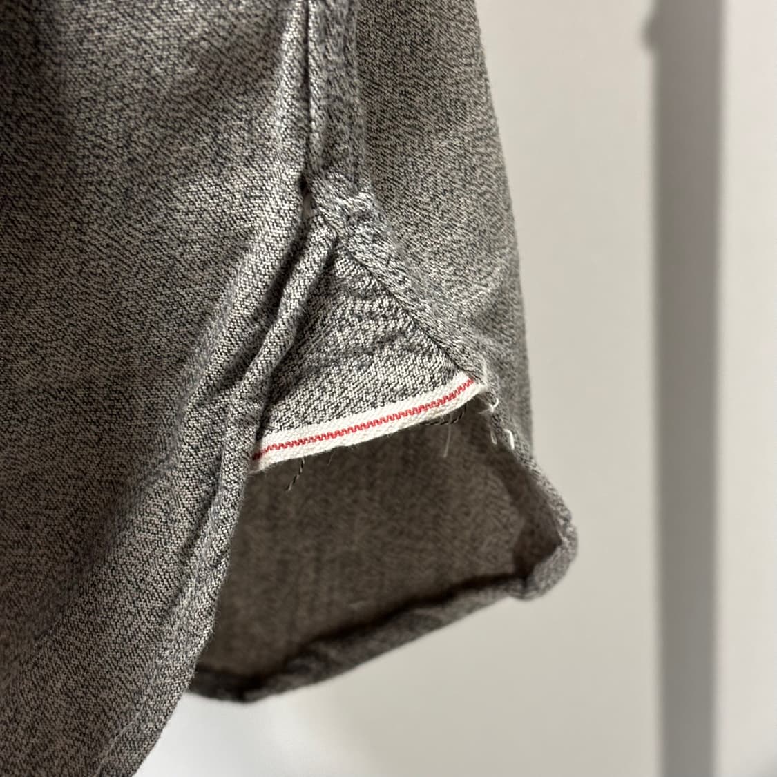 XL) BOWWOW 바우와우 24FW 프리즈너 블랙 샴브레이 셔츠 상품이미지6