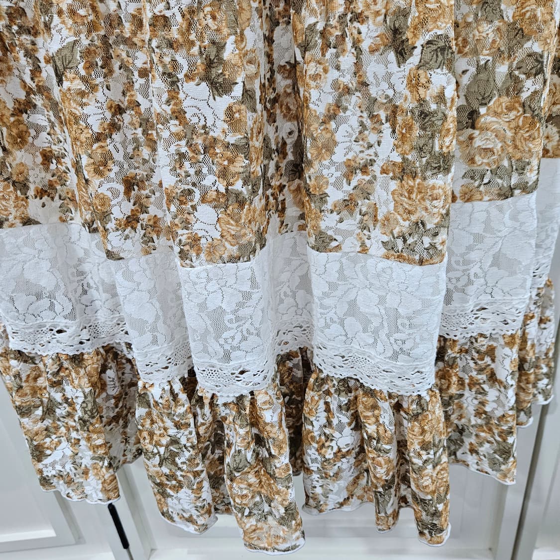 LIZ LISA(리즈리사) 플라워 레이스 롱 원피스 상품이미지5