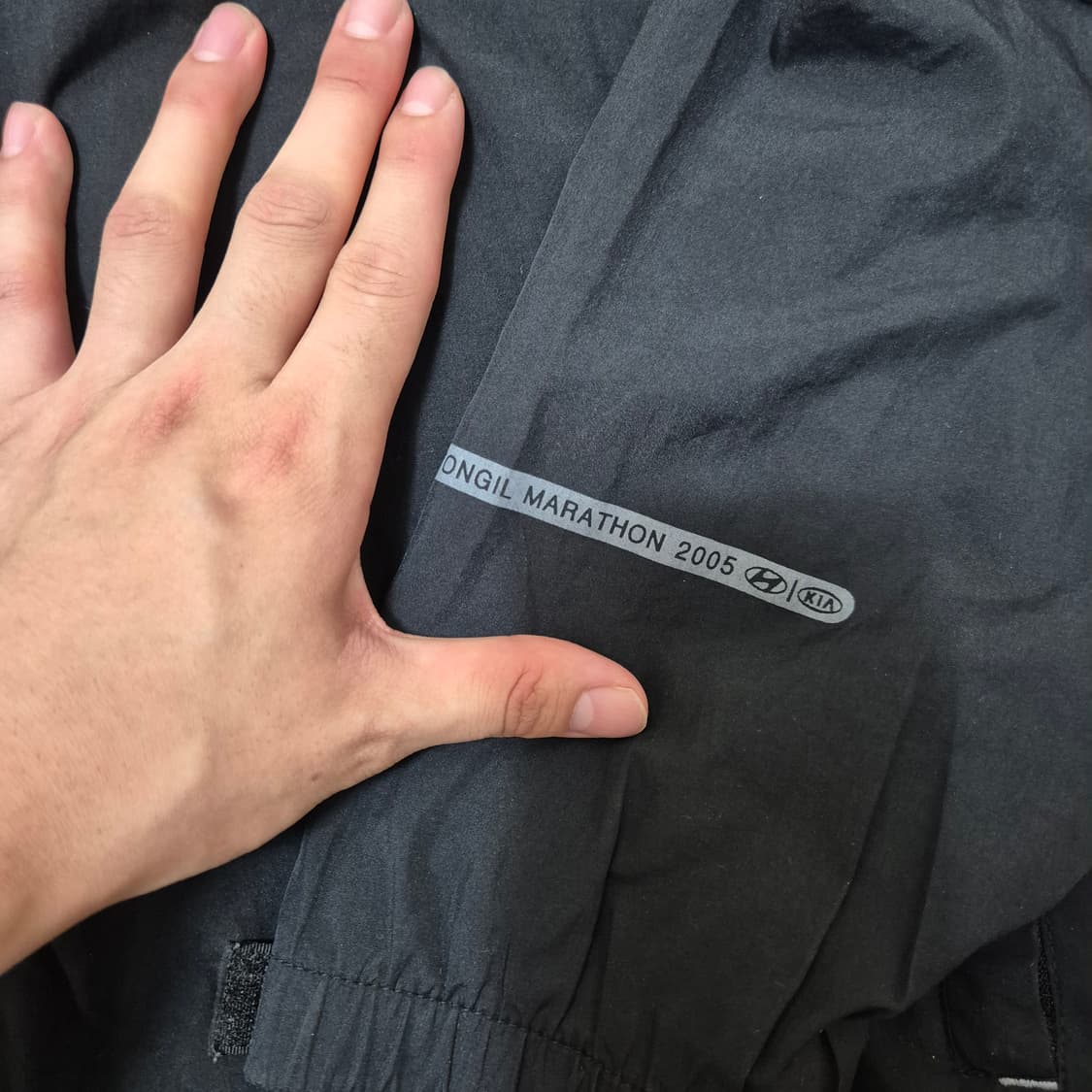 리복 남성 기아현대 바람막이 집업자켓 상품이미지5