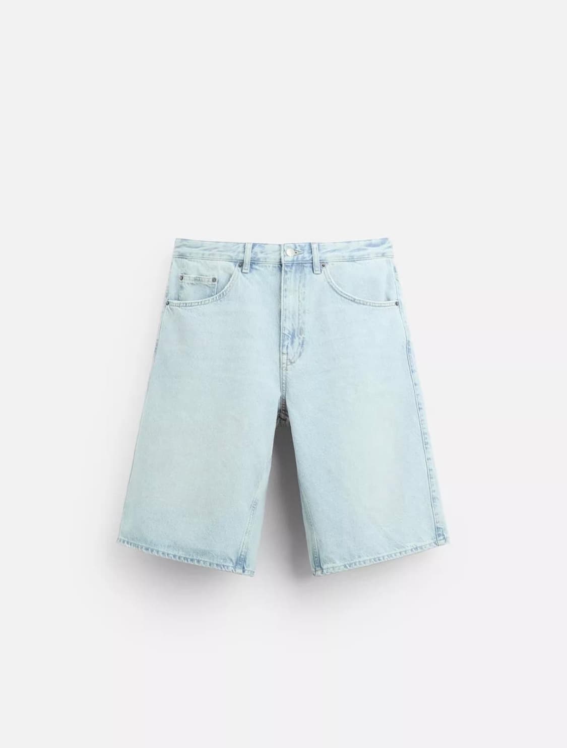 [36] 자라 연청 데님 버뮤다 팬츠 상품이미지1