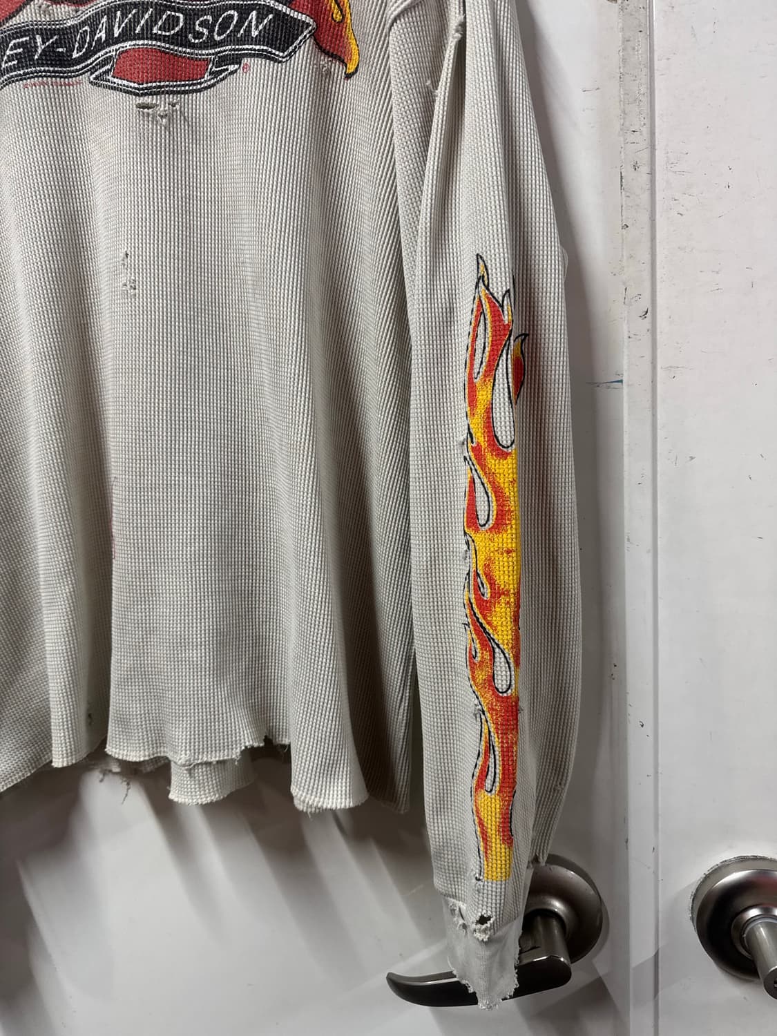 빈티지 와플 긴팔 상품이미지4