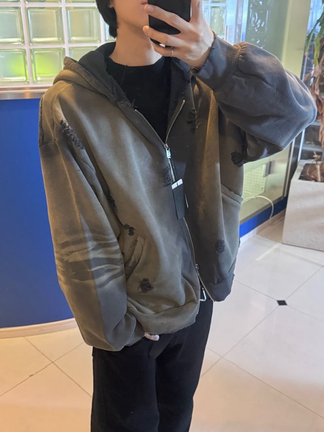 PIACE HART OVERSIZE HOODIE 하트 오버사이즈 후드티 상품이미지5