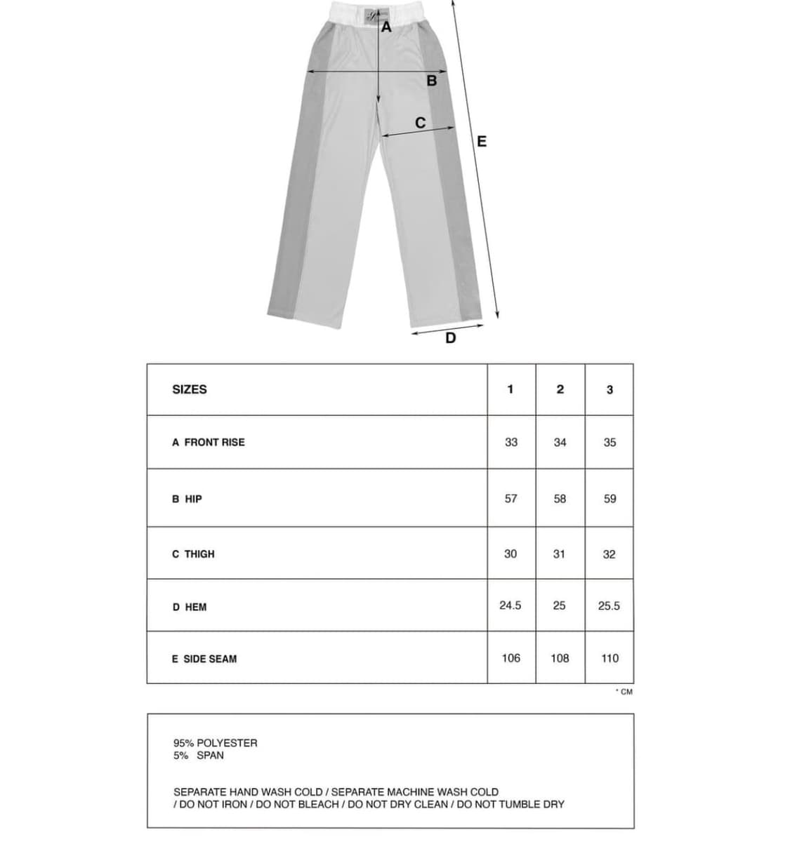택포) 지초이 ss25 game pants pale blue 상품이미지4
