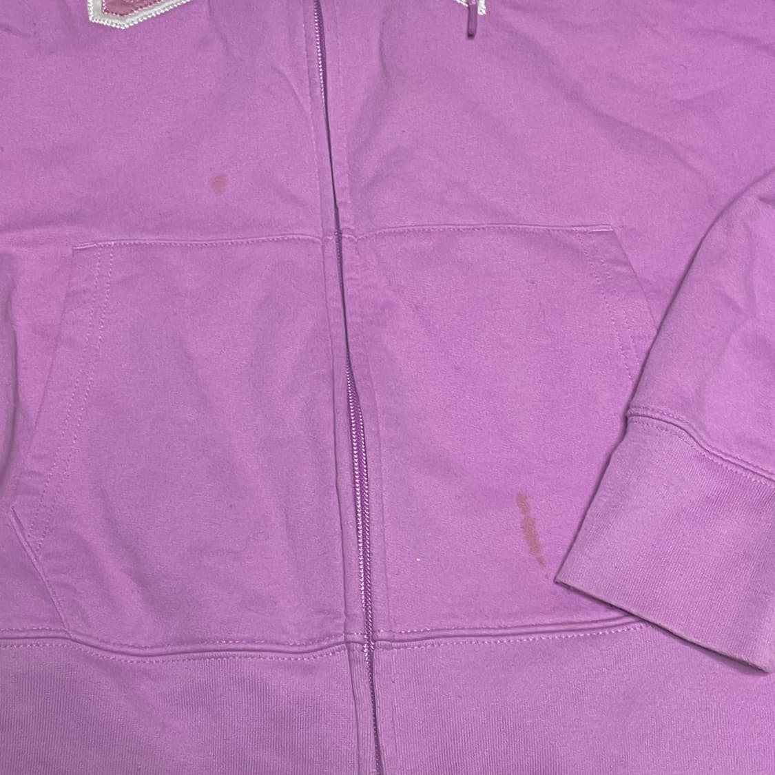 [희귀컬러] GAP 갭 라벤더 핑크 후드집업 여성용 (남녀 착용가능) 상품이미지6