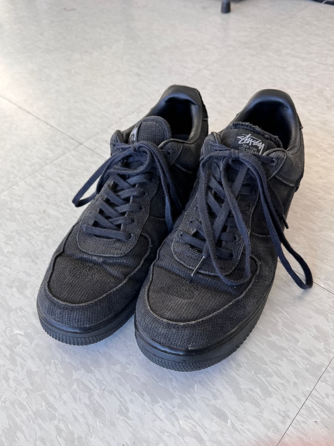 나이키 x 스투시 에어포스 로우 포실 블랙 295 상품이미지2