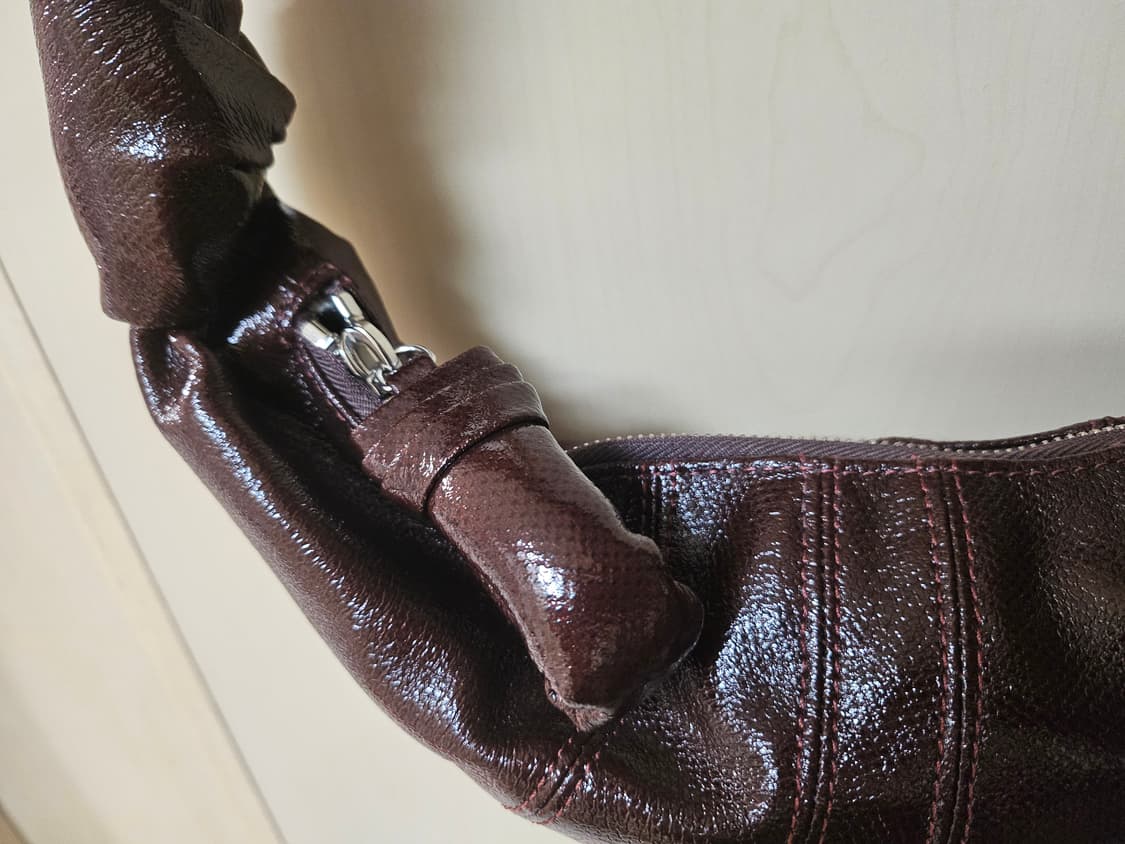 르메르 스몰 크루아상백 코티드 코튼 초콜릿 퐁당 상품이미지3