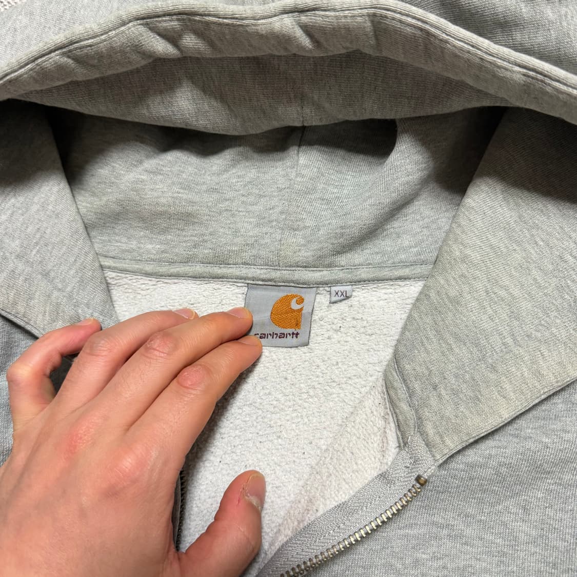 칼하트 기모 후드집업 상품이미지3