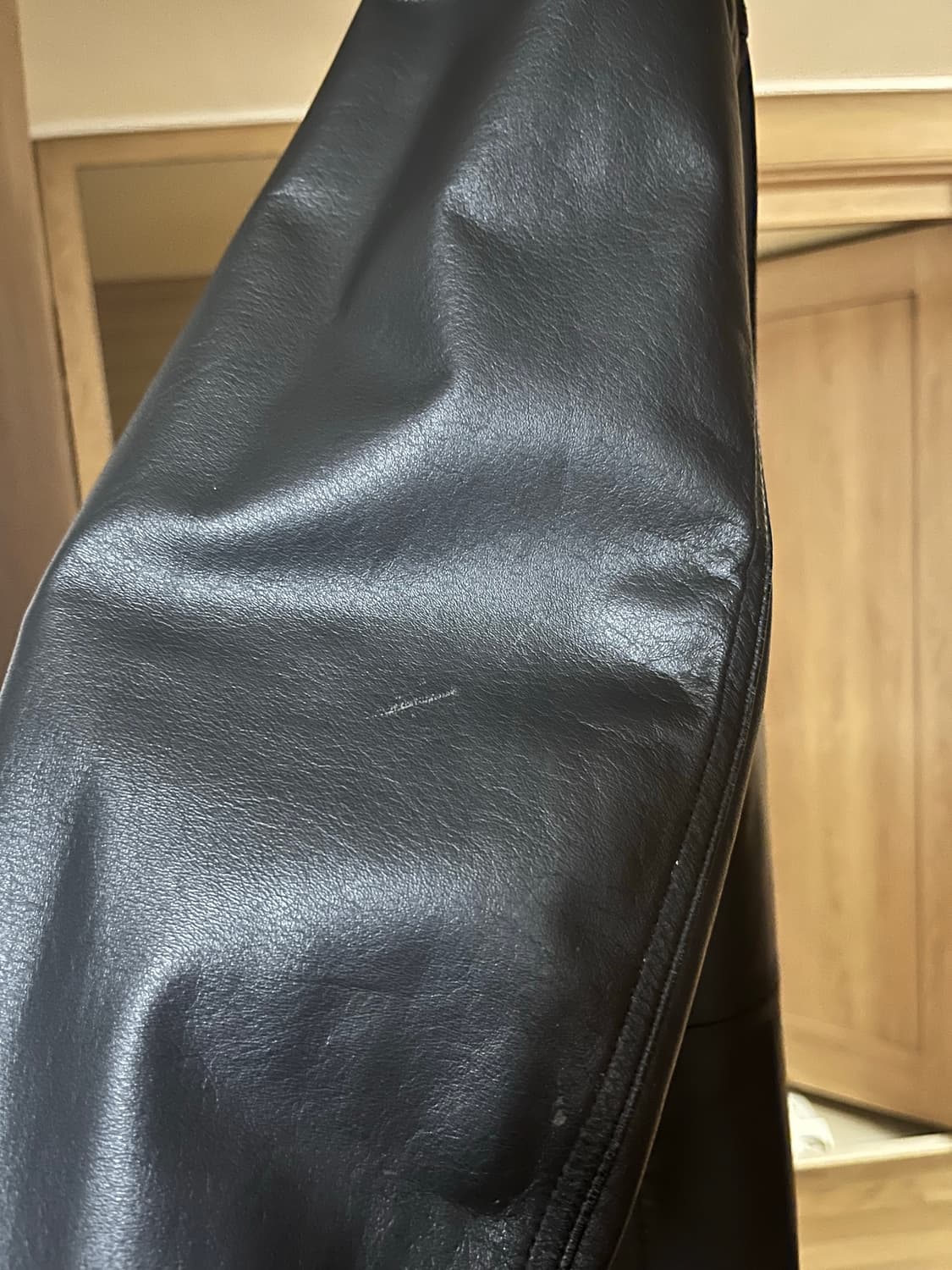 가죽코트 카코트 레더코트 100 상품이미지5