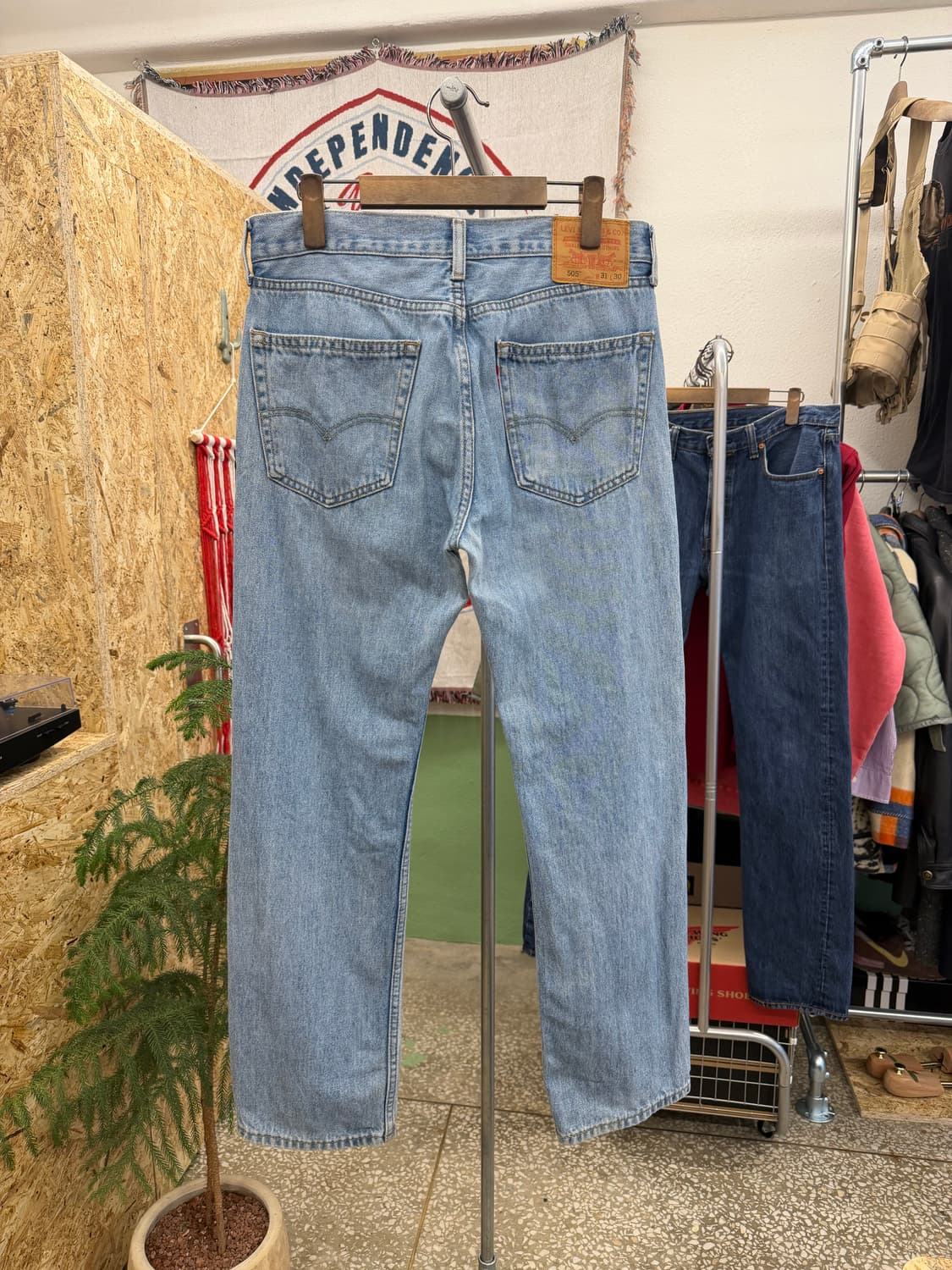 리바이스 505 연청 데님 팬츠 상품이미지2