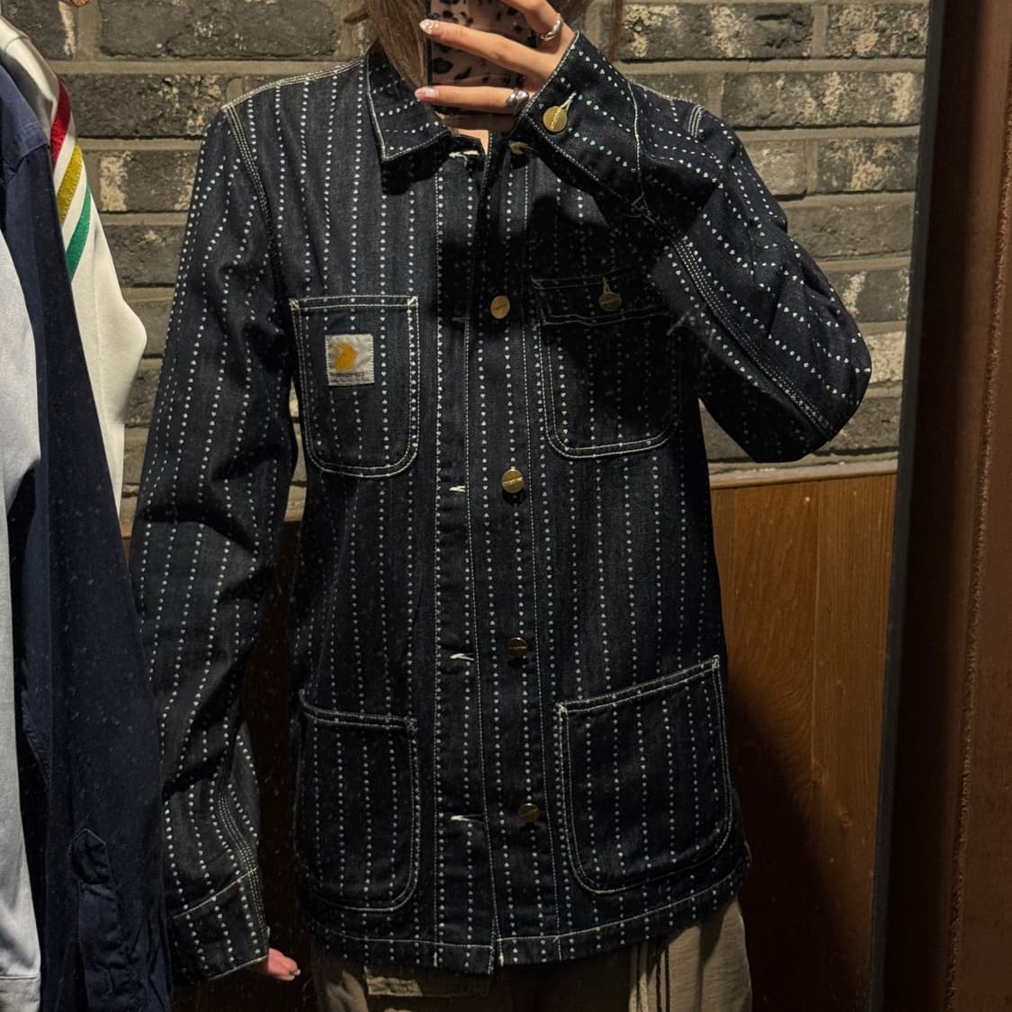 S) 칼하트 WIP 워크웨어 미시간 초어 자켓 초어 코트 상품이미지10