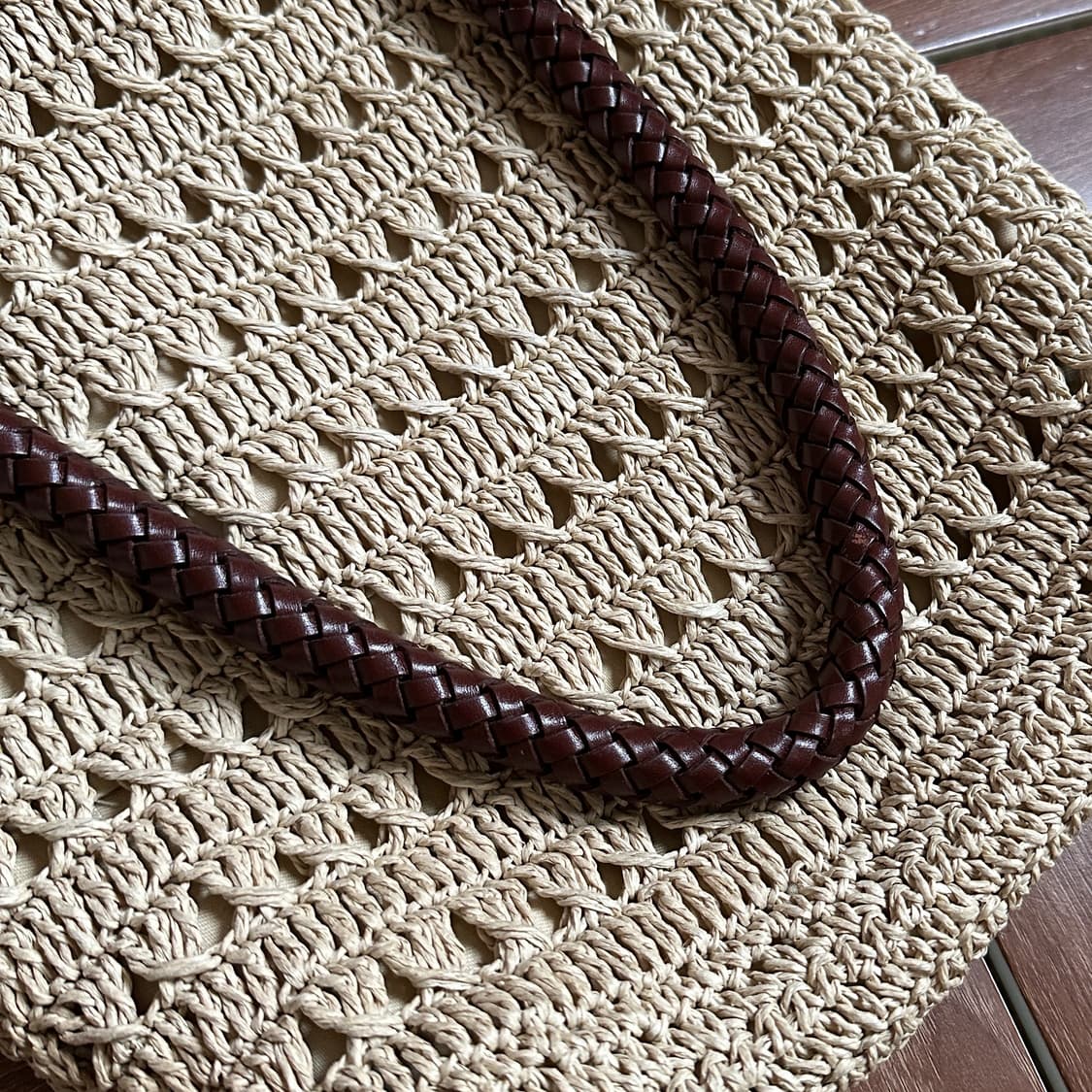 Talbots crochet shoulder tote bag 상품이미지3