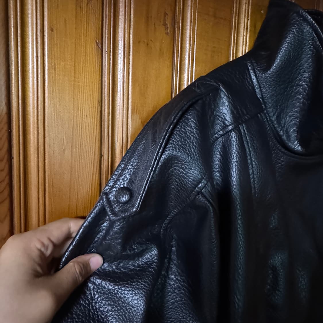 ZARA 25f/w 페이크 레더 자켓 L 상품이미지4