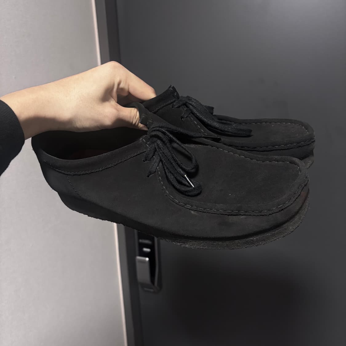 클락스 오리지널 왈라비 스웨이드 블랙 290 상품이미지1