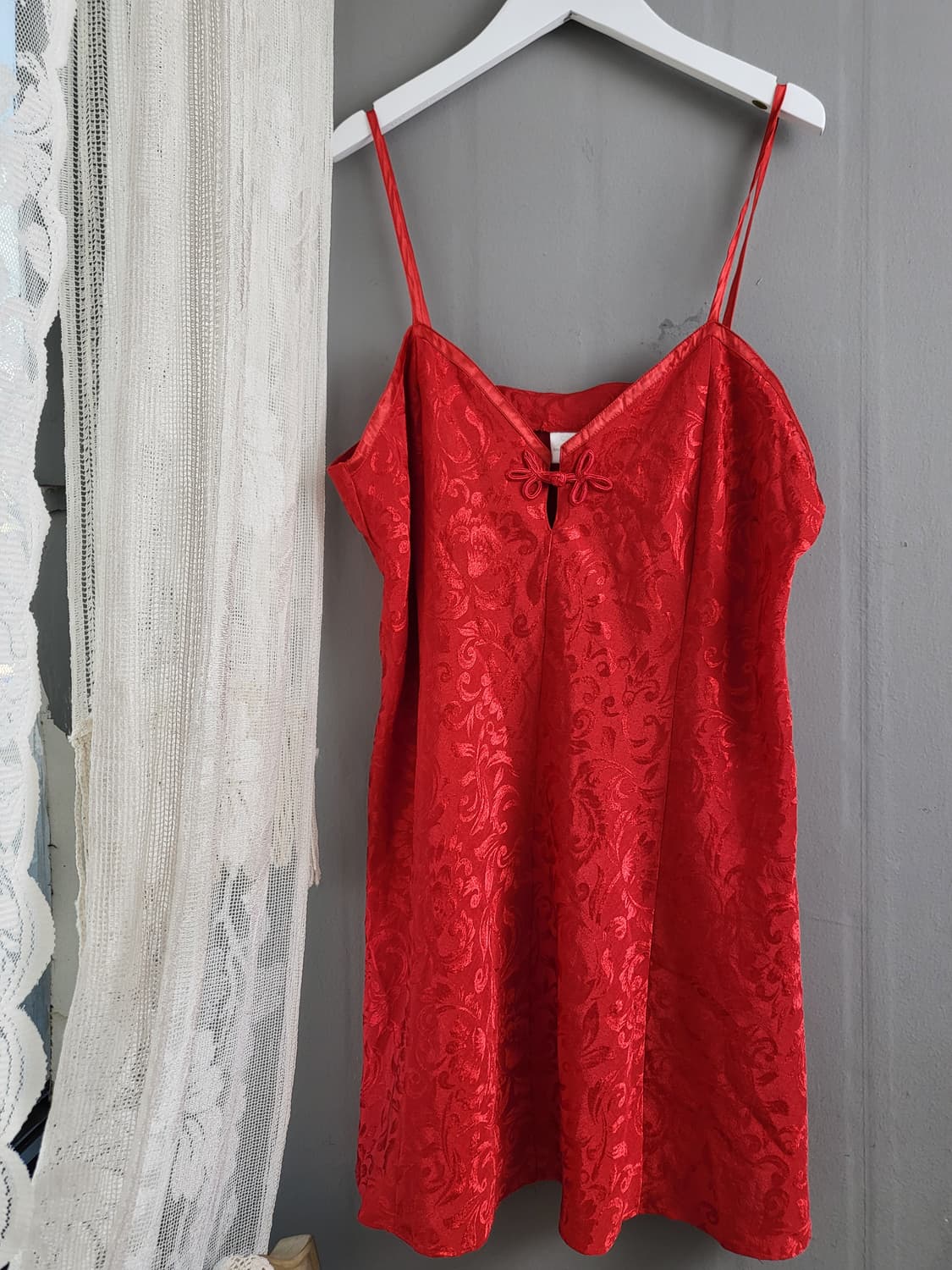 빈티지 중국풍 나시 슬립 원피스 상품이미지1