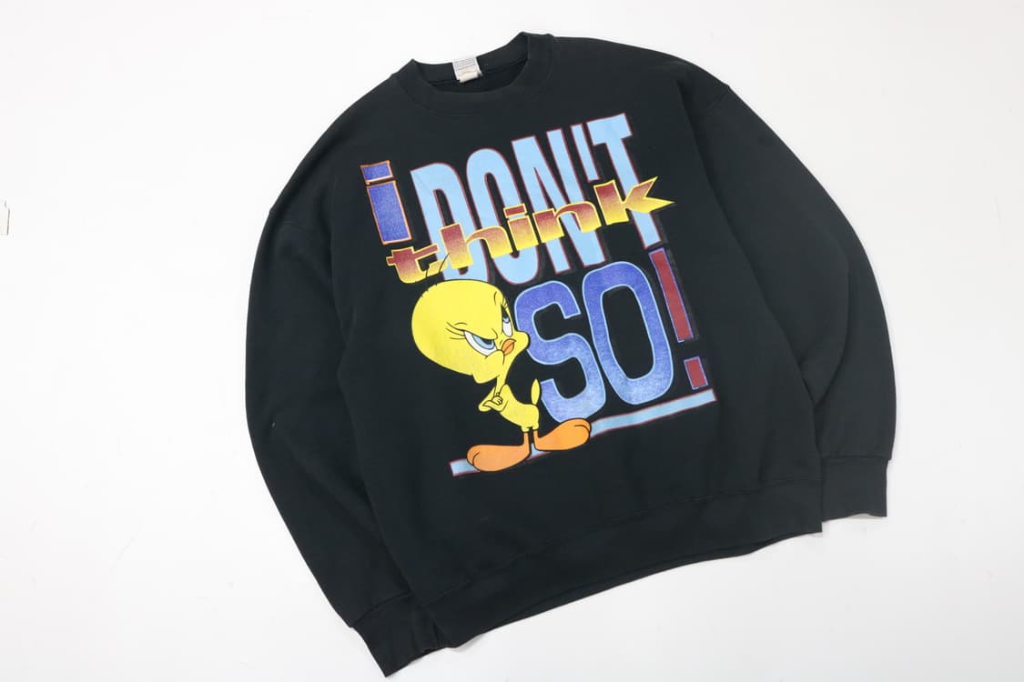 루니툰즈  워너 브로스 티위티 프린팅 스웻셔츠 상품이미지2