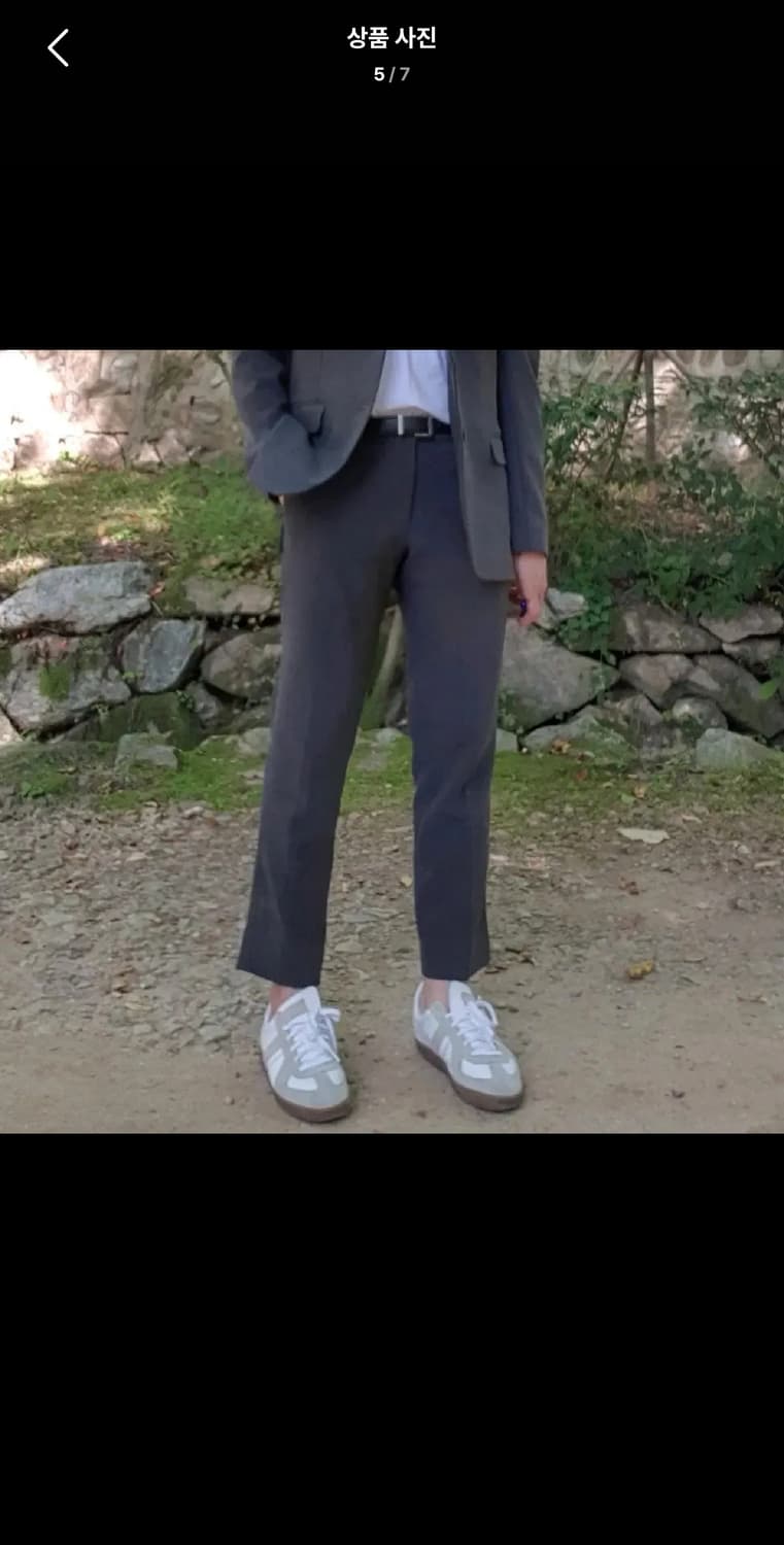 M / 차콜 ) 핏 이쁜 딥하우스 데일리 테이퍼드핏 슬랙스 상품이미지3