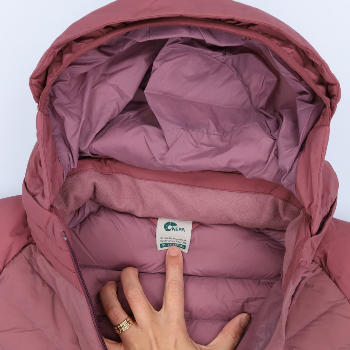 [95] 네파 여성 구스다운 경량패딩 점퍼 0119H1 상품이미지3