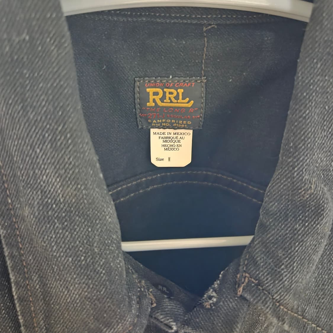 [M] 더블알엘 rrl 데님 트러커 자켓 - kream 상품이미지4