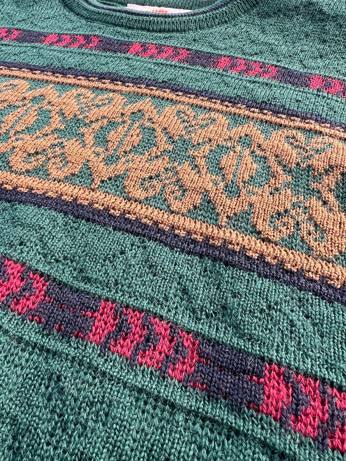 빈티지 에스닉 니트 스웨터 (Made in Australia) 상품이미지5