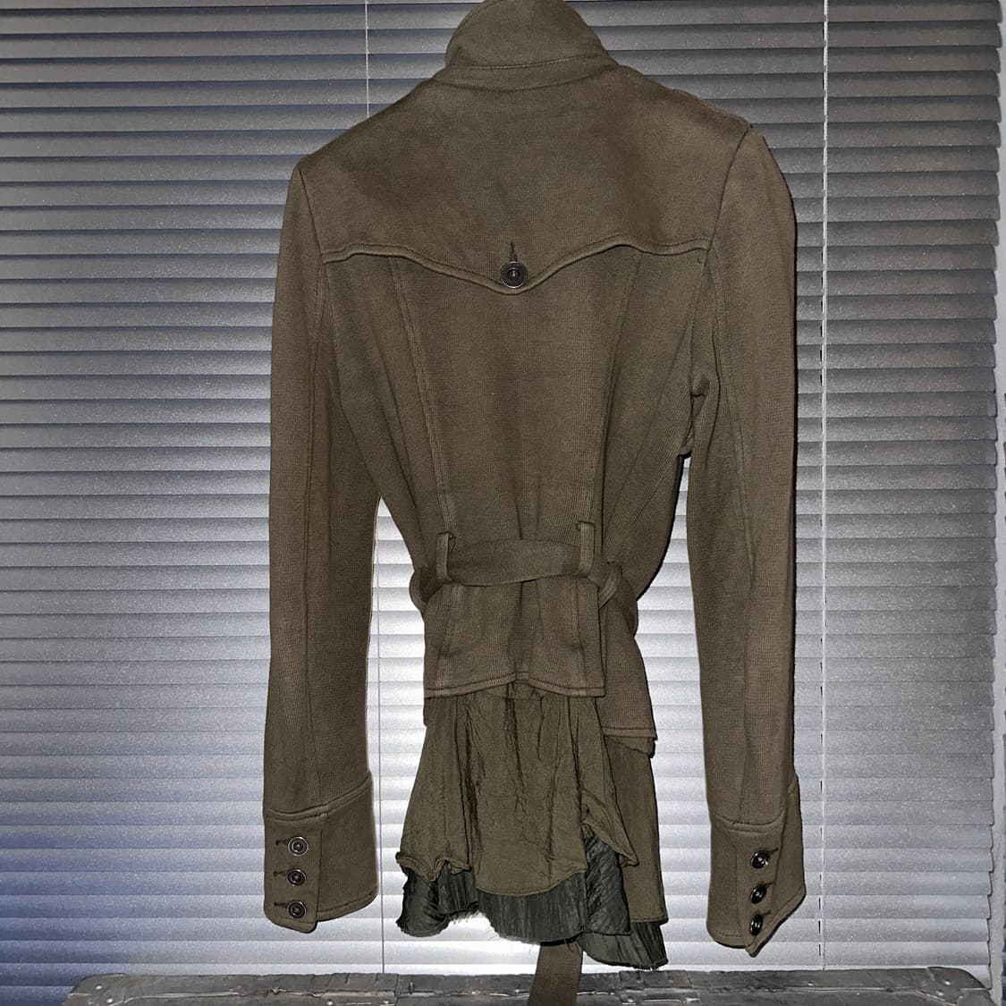 00s 프리피플 버튼다운 벨트 밀리터리 자켓 상품이미지3