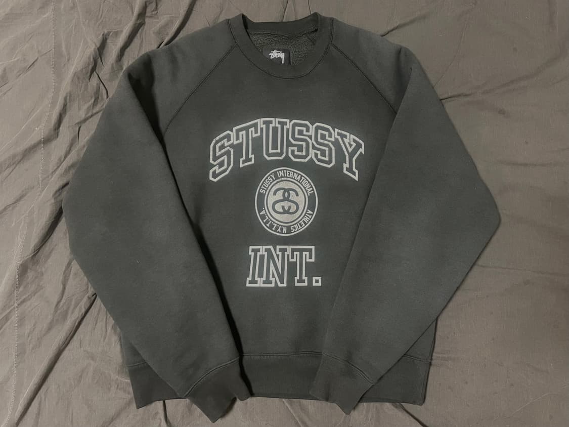 Stussy overlock varsity sweat / L 상품이미지1