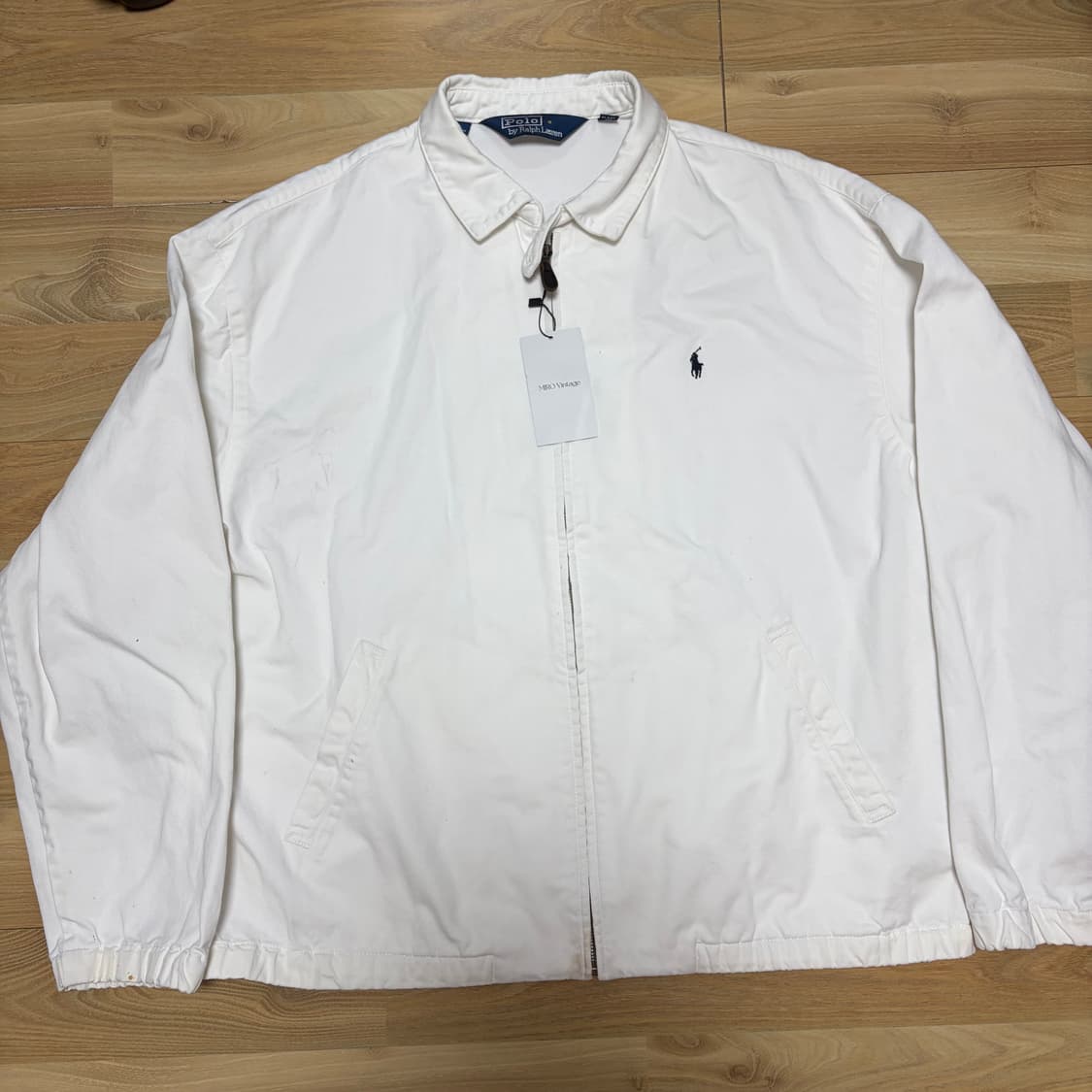 폴로 랄프로렌 90s 화이트 블루종 상품이미지1