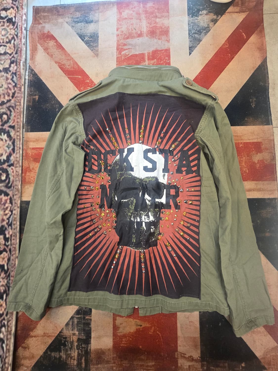 글래드뉴스(GLAD NEWS) 해골 밀리터리  야상 상품이미지3