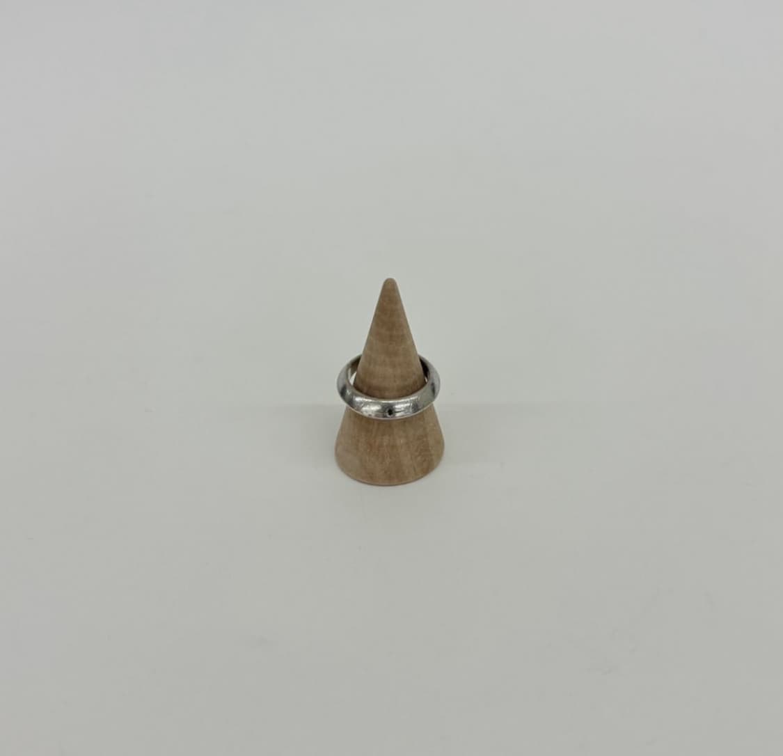 Saad (사드) 레터링 실버 링 상품이미지3