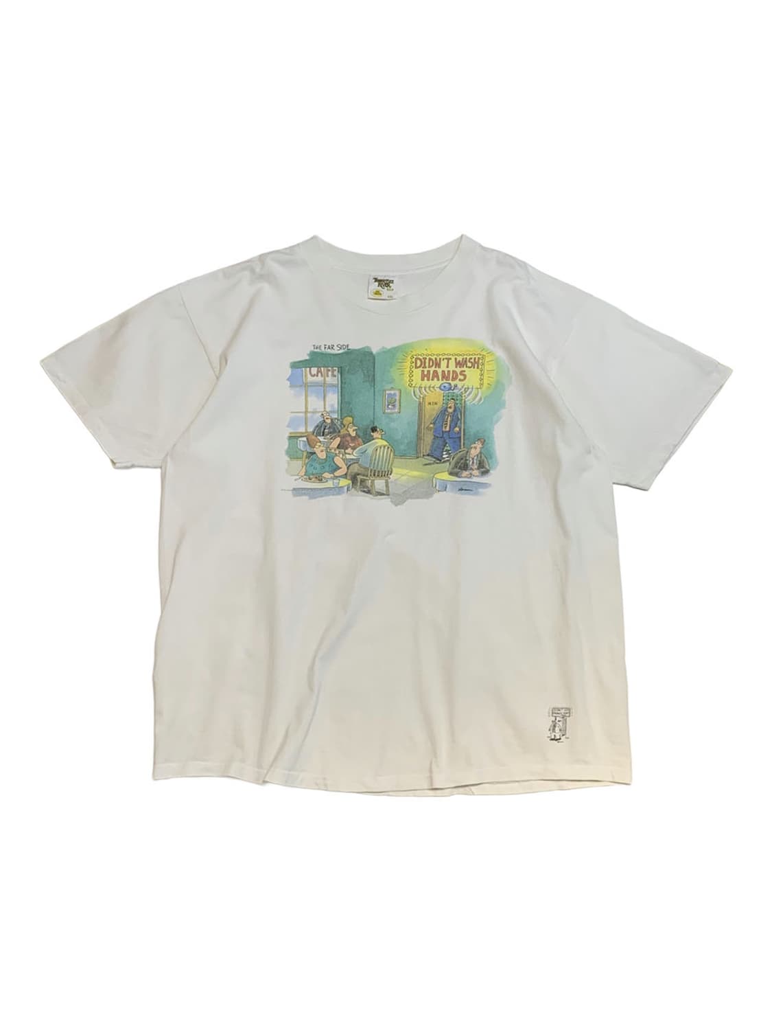 90s THE FAR SIDE 코믹스트립 아트 티셔츠 상품이미지1
