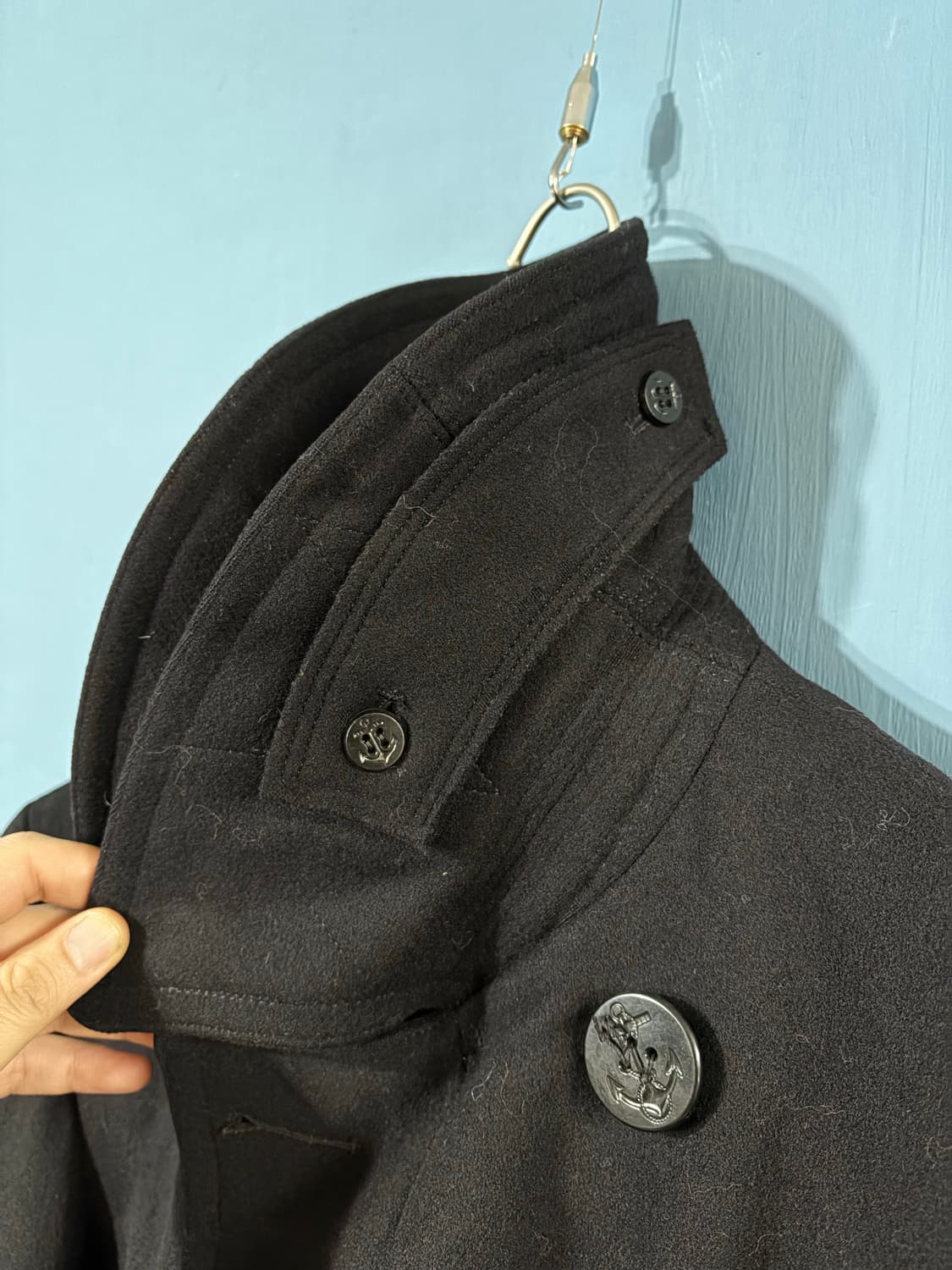 Rare!!! 40's USN 10 Button Pea coat. 상품이미지8