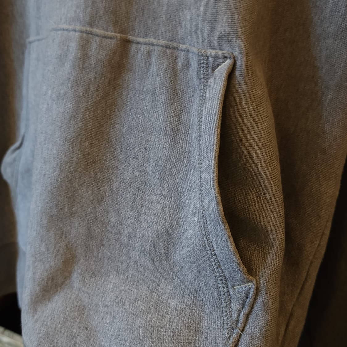 90s 올드갭 리버스위브 후드 스웻셔츠 그레이 레터링 m 상품이미지7