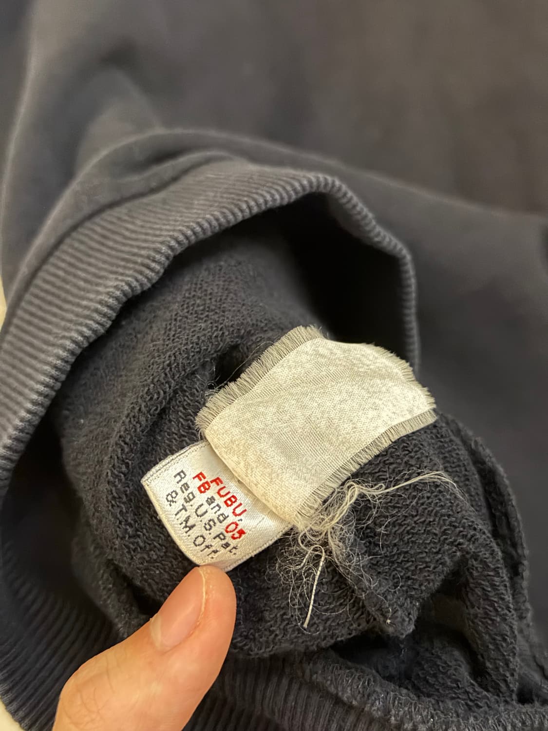 FUBU 후부 포드 머스탱 레이싱 코튼 집업 져지 블랙 상품이미지4