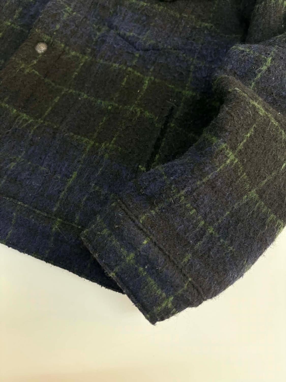 [M] 리바이스 타탄체크 울 쉐르파 트러커 자켓 상품이미지6