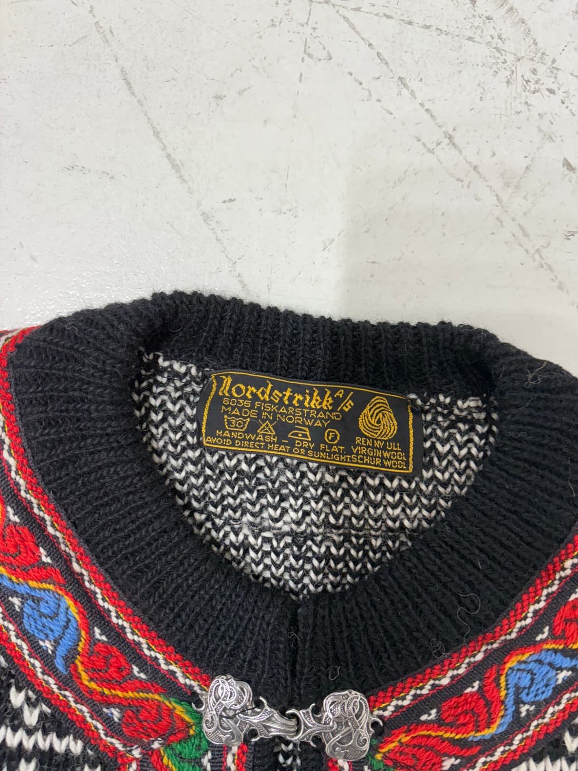 70-80‘s vtg Nordstrikk wool Sweater. 상품이미지7