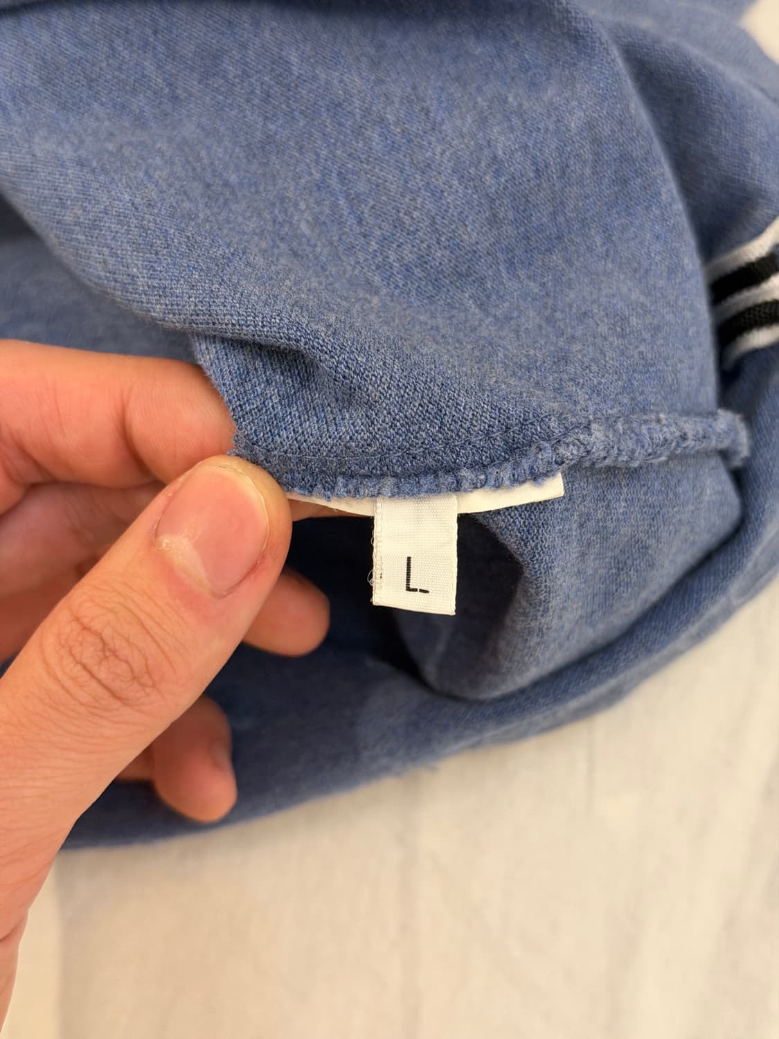 스톤아일랜드 패치로고 pk 반팔 카라티 블루 상품이미지4