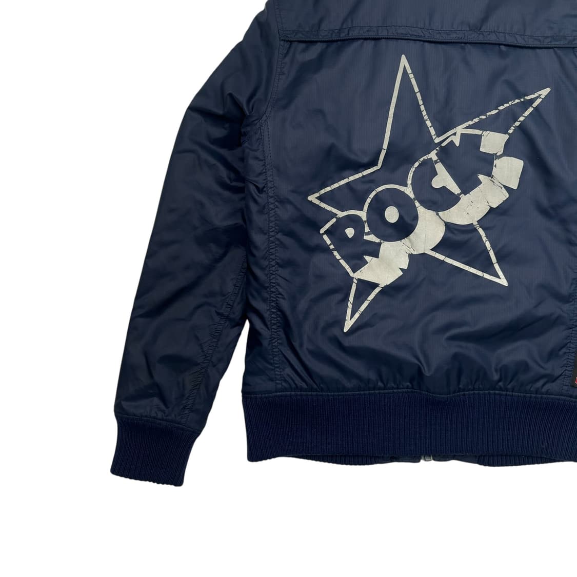 히스테릭 글래머 ROCK 네이비 레이싱 패딩 자켓 OS 상품이미지6