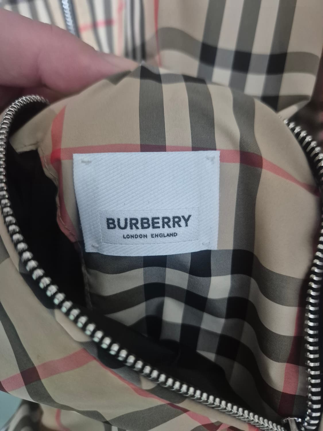 버버리 리버시블 빈티지 체크 후드 자켓 상품이미지3