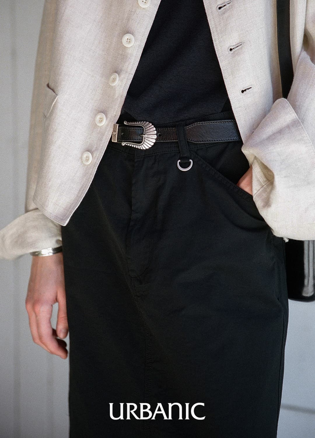 새상품 얼바닉30 Breezy Skirt 블랙  M 판매합니다 상품이미지5