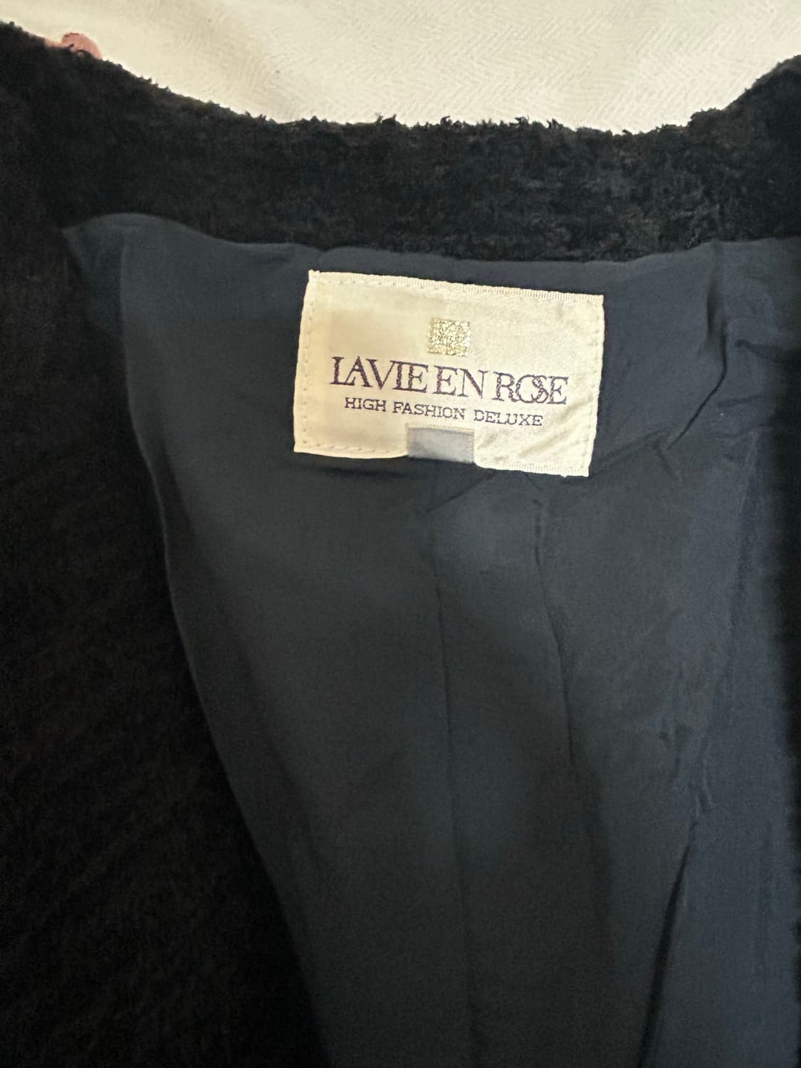 90s La vie en Rose 울 블레이져 코트  상품이미지3