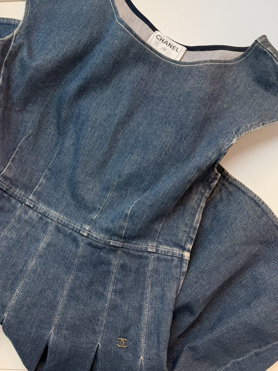 샤넬 2007 데님 미디 드레스  상품이미지1