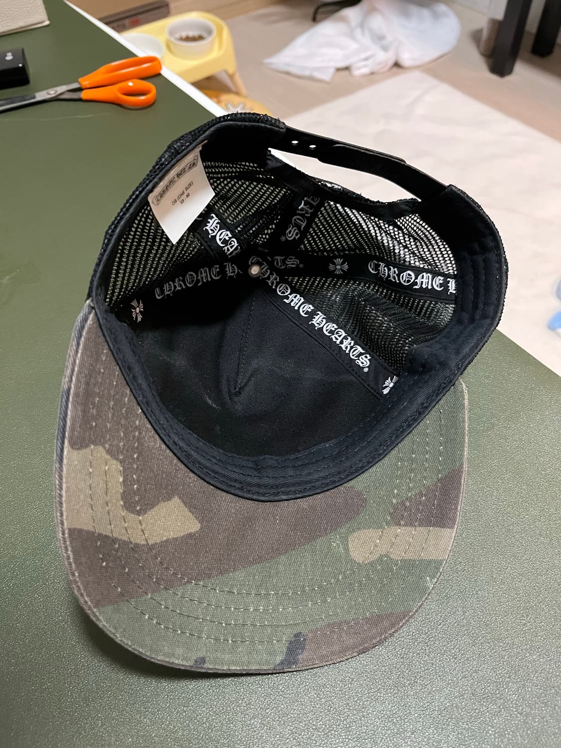 크롬하츠 세메터리 킹타코 메쉬 트러커 캡 모자 카모 OS 상품이미지4