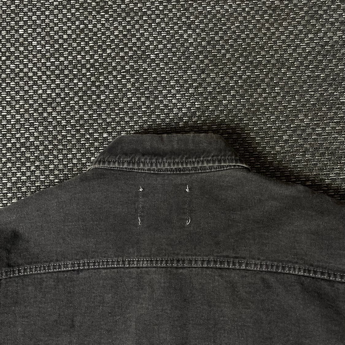 시그널옴므 그레이 빅사이즈 투포켓 데님 셔츠 자켓 상품이미지6